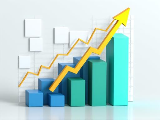Graphs showing positive growth trends for a financial technology company.